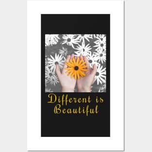 Different is Beautiful Posters and Art